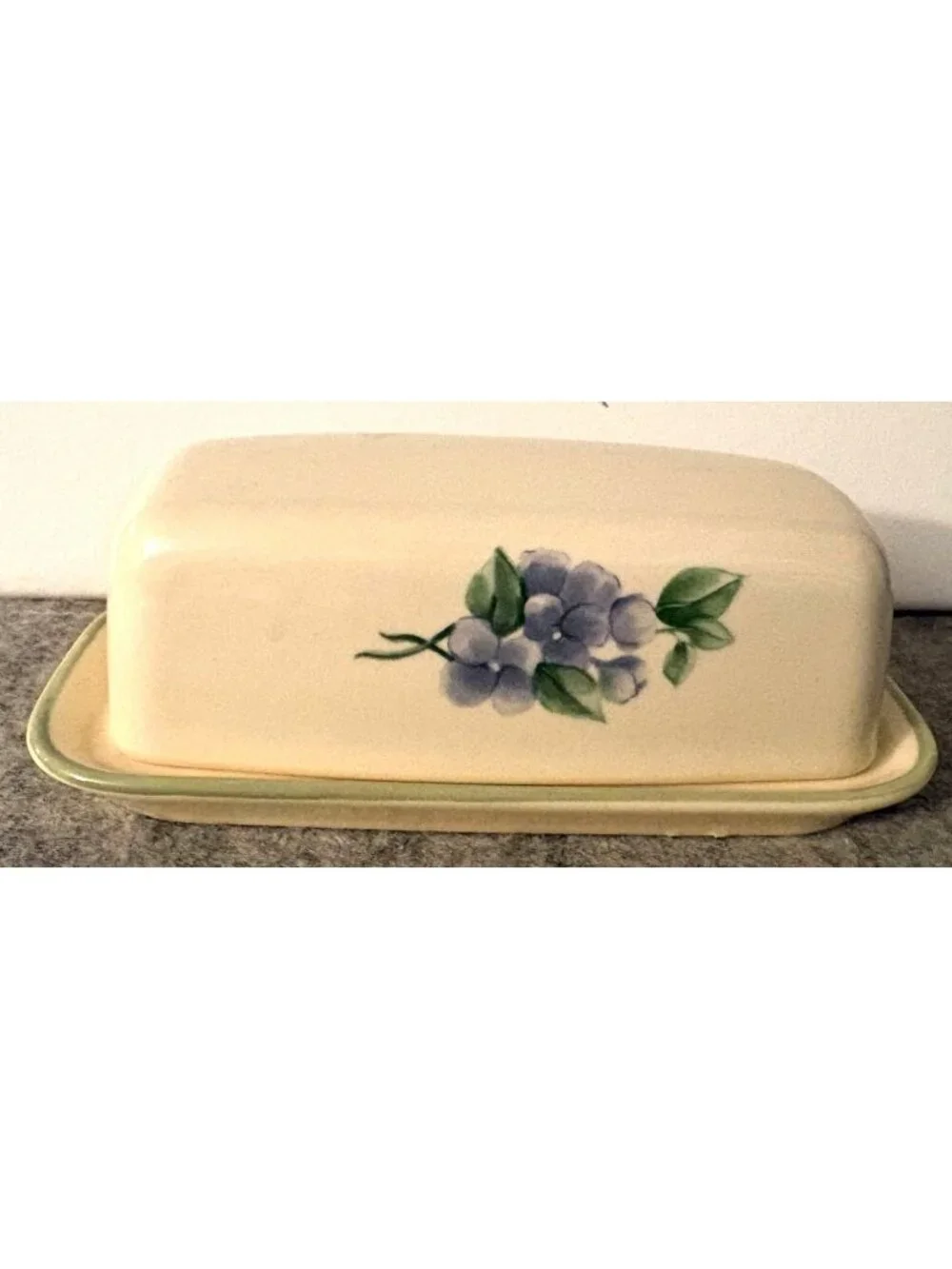 Phaltzgraff Garden Party Design Butter Dish 7